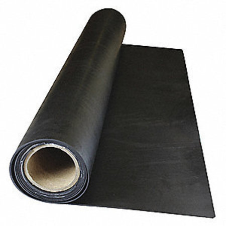 E. JAMES Sheet Rubber, 1/4, 36" x 10ft Neo Economy 60 50060-1/4-10